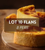 Maison Héron père et filles - Lot de 10 Flans Normands de 8 pers