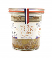 Ferme des Fayards - Foie gras d’Oie entier truffé à 3% 90g