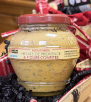 Domaine des Terres Rouges - Moutarde aux Herbes de Provence et aux Figues confites 200g