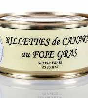 La Ferme des Roumevies - Rillettes de canard au Foie Gras 200 g - 30% de Foie Gras