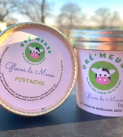 Glaces de Meuse - Lot P'tits Pots "Pistache" - Crème glacée (90gr)