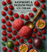Les Garçons Glaciers - Sorbet Framboise et Fruit de la passion 500ml
