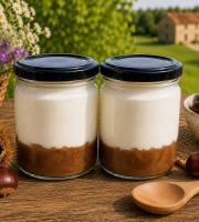 Gaec de l'Elanion - Lot de 2 Fromage Blanc Chataigne
