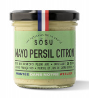 SÒSU, les Artisans de la Sauce - Mayonnaise persil citron lot de 9 x140g