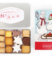 Compagnie Générale de Biscuiterie - Boite En Métal "Bonhomme de neige"