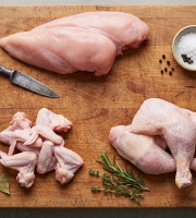 Terres de Bon Sens - Poulet BIO colis découpe env 1,3kg