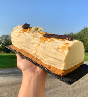 Glaces de Meuse - Bûche Glacée "Caramel Givré" - 1kg100 (12-14 parts)