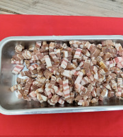 Coeur de Grange - 1 kilo Lardons fûmés