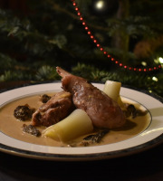 Des Poules et des Vignes à Bourgueil - Cuisses de pintade aux morilles