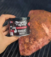 La Brigade des Epices - MAGIC BEEF - Assaisonnement pour le bœuf - Baies roses, ail et romarin - 100g