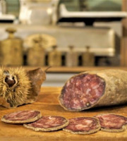 Charcuterie Mannei - Saucisson sec Fermier de Porc Noir Nustrale - Sans Nitrite-