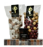 L'AMBR'1 Caramels et Gourmandises - Coffret Cadeau Joyeuses Fêtes