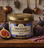 La Maison du Charolais - Rillettes de Bœuf Charolais aux figues  80g