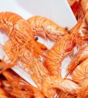 Poissonnerie La Piriacaise - crevettes roses de pays cuites