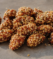 La confiserie d’antan 100% bio - Amandes caramélisées au sésames - vrac 500 gr