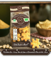 P'tit Bout d'Alsace - P'tit Apéro Bio - Curry, Noix de Cajou, à l'Emmental & Fleur de Sel - 85 g