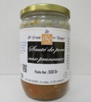 Les Bel' saveurs du Rouergue - SAUTE DE PORC AUX PRUNEAUX 550 Gr