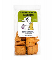 L'Autruche de Laurette - Sablé apéritif Oignon Emmental à l'œuf d'autruche