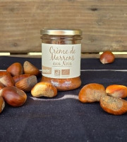 Le verger bio de Quinsac - créme de marrons aux noix 200gr BIO et DEMETER