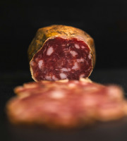 Thierry Salas, fumage artisanal - Saucisson de porc noir fumé - Tranché, sous vide - 100 G