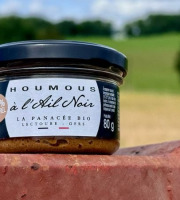 La Panacée bio - Houmous bio à l'ail noir, cumin et poivre vert - 80 g
