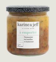 Karine & Jeff - Parmentier de lentilles et butternut
