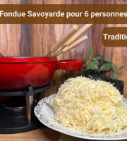 La Fermière - Fondue Savoyarde – 6 personnes +2 offerte