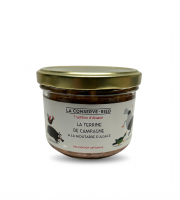 Les foies gras du Ried - Terrine de campagne à la Moutarde d'Alsace 180 G