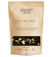 Esprit Zen - Thé Noir "Duo Miel Citron" - miel - citron - Sachet 100g