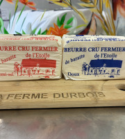 La Ferme Durbois - Lot de 2 beurres fermier doux et demi-sel