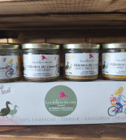 Les Délices du Coin - Coffret cadeau 3 pots 180g– 2 Rillettes et 1 toastillette