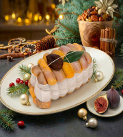 Maison Lascours - [Précommande] Rôti de Pintade Fermière farce aux Figues - 1kg