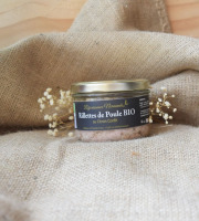 Dégustonfoin - Rillettes de poule BIO au citron confit 100g– Réjouissance Normande