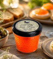 Caviar Perle Noire - Oeufs de truite natures - 180 gr