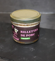 La Ferme du Louvier - Rillettes de porc aux olives 90 g de porc élevé en plein air