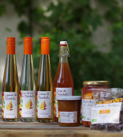 Domaine de l'Ambroisie - Coffret bio : Liqueur, Eau de Vie, Crème, Sirop, Confiture, Mirabelles Séchées et Mirabelles au Sirop