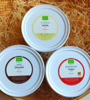 O Maribelle - Lot de 3 glaces (sorbets et crème glacée) 500 ml