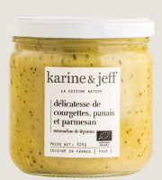 Karine & Jeff - Délicatesse de courgettes panais et parmesan 6x320g