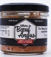 Des Hommes et des Boeufs - Rillettes de boeuf Angus aux tomates séchées et herbes de Provence - 90 g