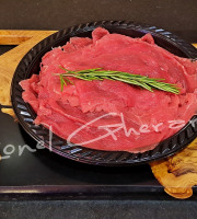Boucherie Charcuterie Traiteur Lionel Ghérardi - Carpaccio de Boeuf Limousin Label Rouge ? 350g
