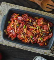 Maison BAYLE - Champions du Monde de boucherie 2016 - Emincé de bœuf Tex-Mex - Fin gras du Mézenc - 400g