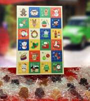 Les Perles Rouges - [Précommande] Calendrier de l'Avent MERRY CHRISMAS (Joyeux Noël) Chicatines (pâtes de fruits) Les perles rouges