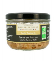 Maison PAPILLON - Artisan depuis 1955 - Terrine BIO Fromage de Chèvre et Thym 160g