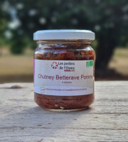 Les Jardins de l'Osme - Chutney à tartiner Betterave Pomme Bio - 180g