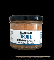 ONAKE - Le Fumoir du Pays Basque - Rillettes Truite du Pays Basque au Piment d'Espelette x15