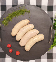La ferme Grandvillain - [Précommande] Boudin Blanc Ail des Ours - 2 x 90 G