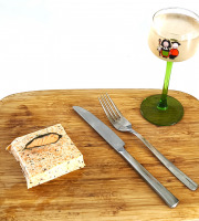Traiteur Gourmet d'Alsace - Terrine de Truite Alsacienne classique 2 tranches 200Gr