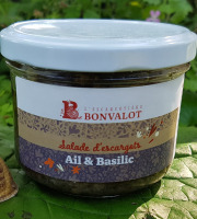 L'escargotière BONVALOT - Salade d'Escargot Ail et Basilic 90g