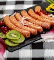 La ferme Grandvillain - Saucisses De Poulet - Chorizo & Emmental 6 X 60 G