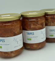 La Ferme d'Autrac - Lot de 3 Tripes de Bœuf BIO à la tomate 3 x 550 G